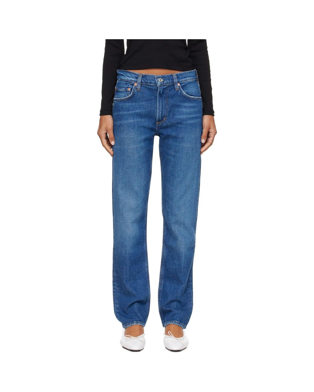 Citizens of Humanity Blue Savannah Cigarette Jeans