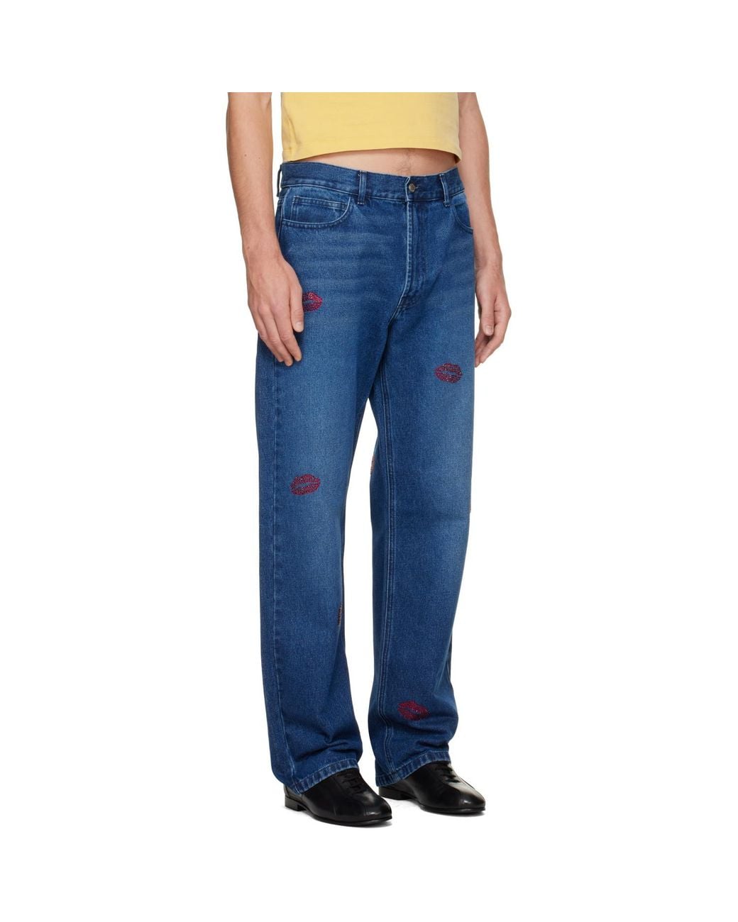 Carne Bollente Blue Lipsdick Jeans for men