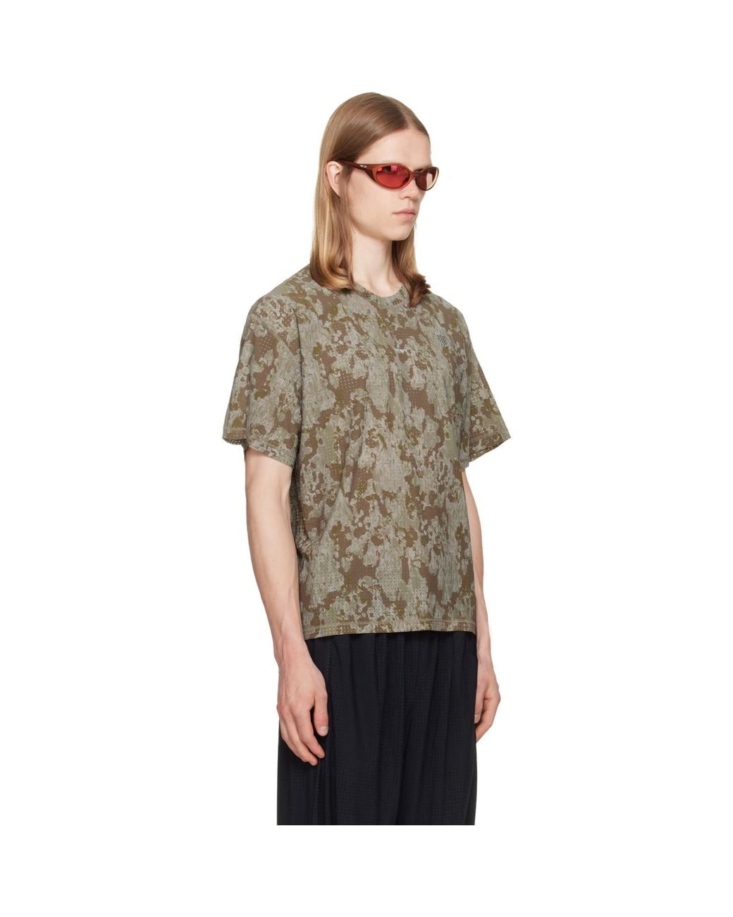 Satisfy Gray Khaki Space‑O T‑Shirt for men