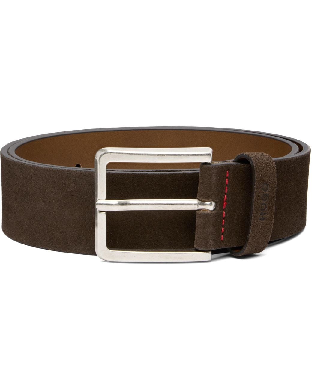 HUGO Black Pin-Buckle Belt for men
