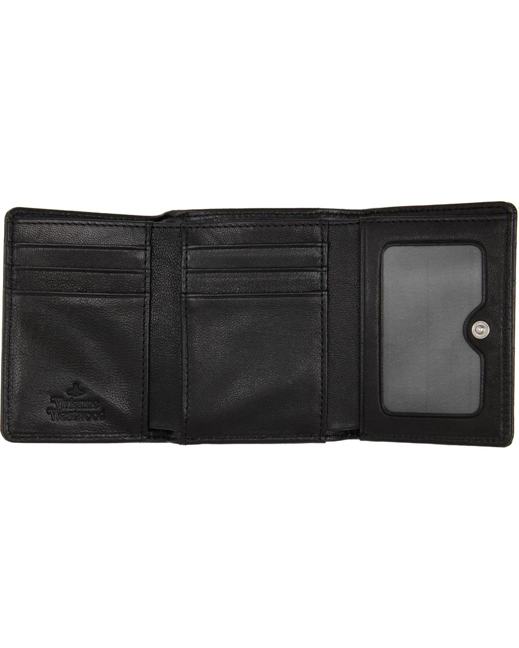 Vivienne Westwood Black Small Frame Wallet for men