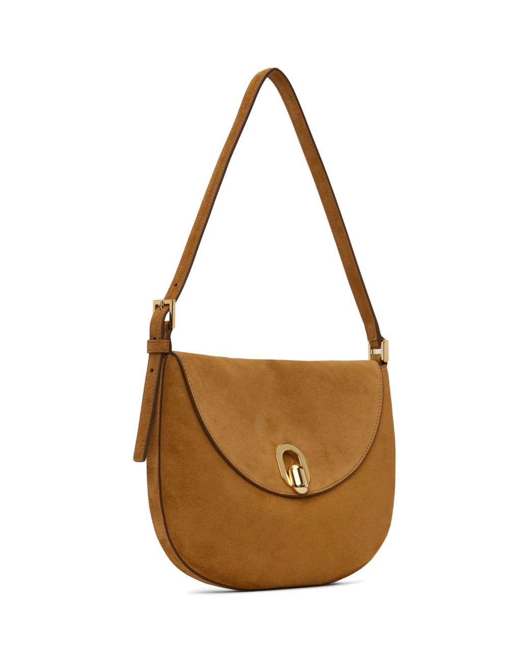 SAVETTE Brown Tan Tondo Bag
