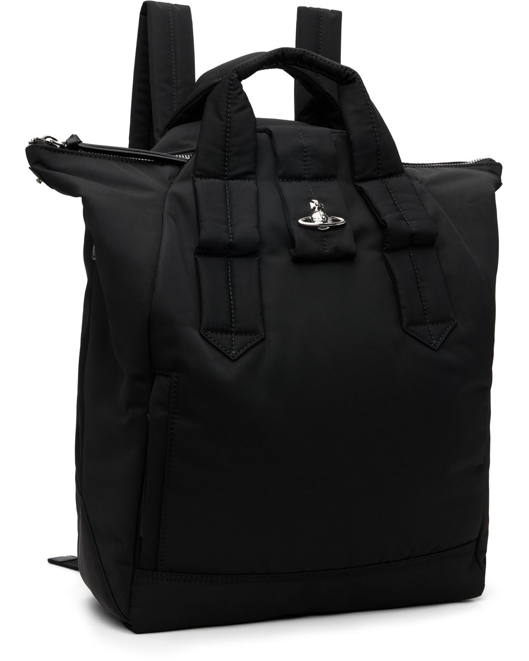 Vivienne Westwood Black Steven Backpack for men