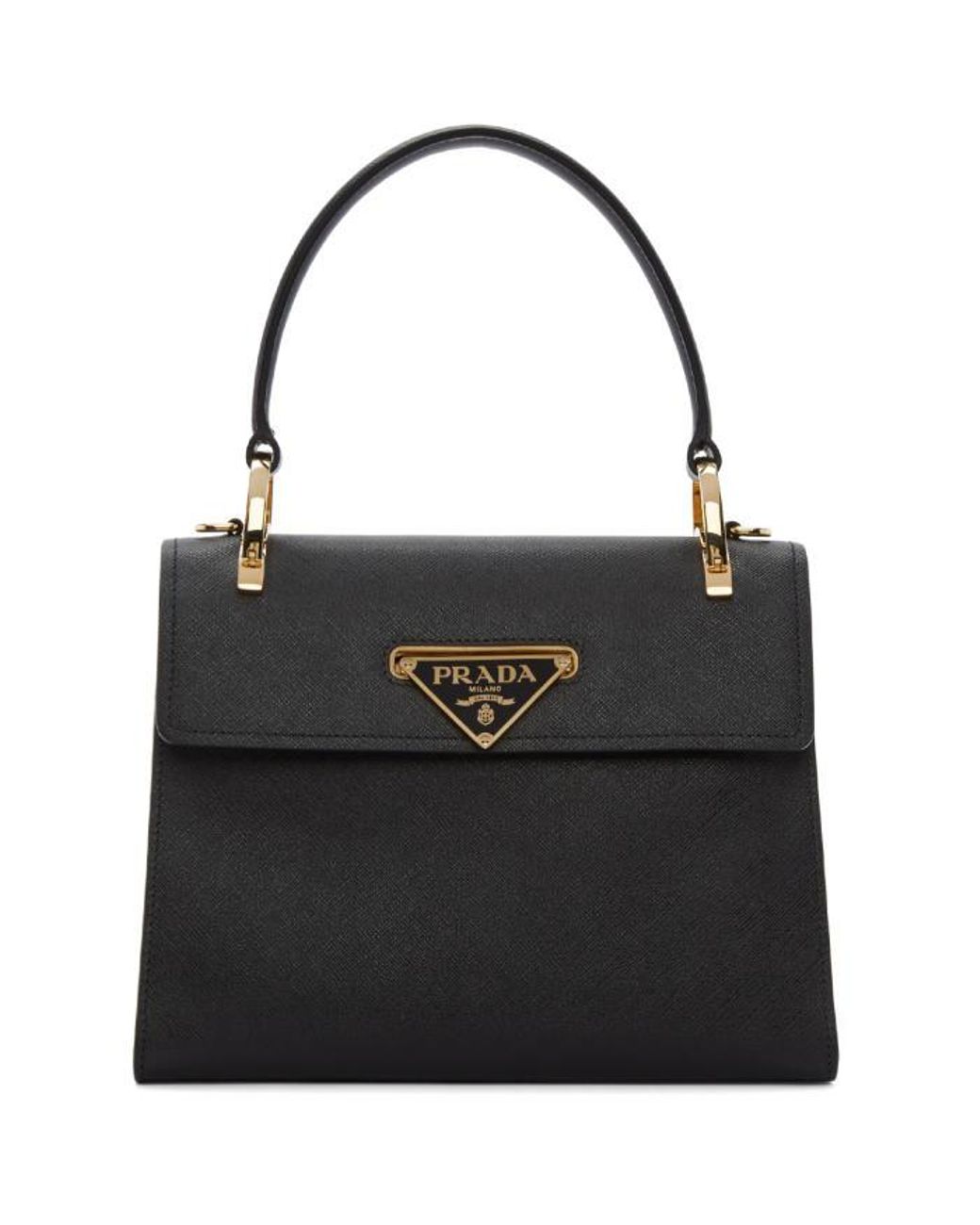 Prada Mini Leather Top-Handle Bag