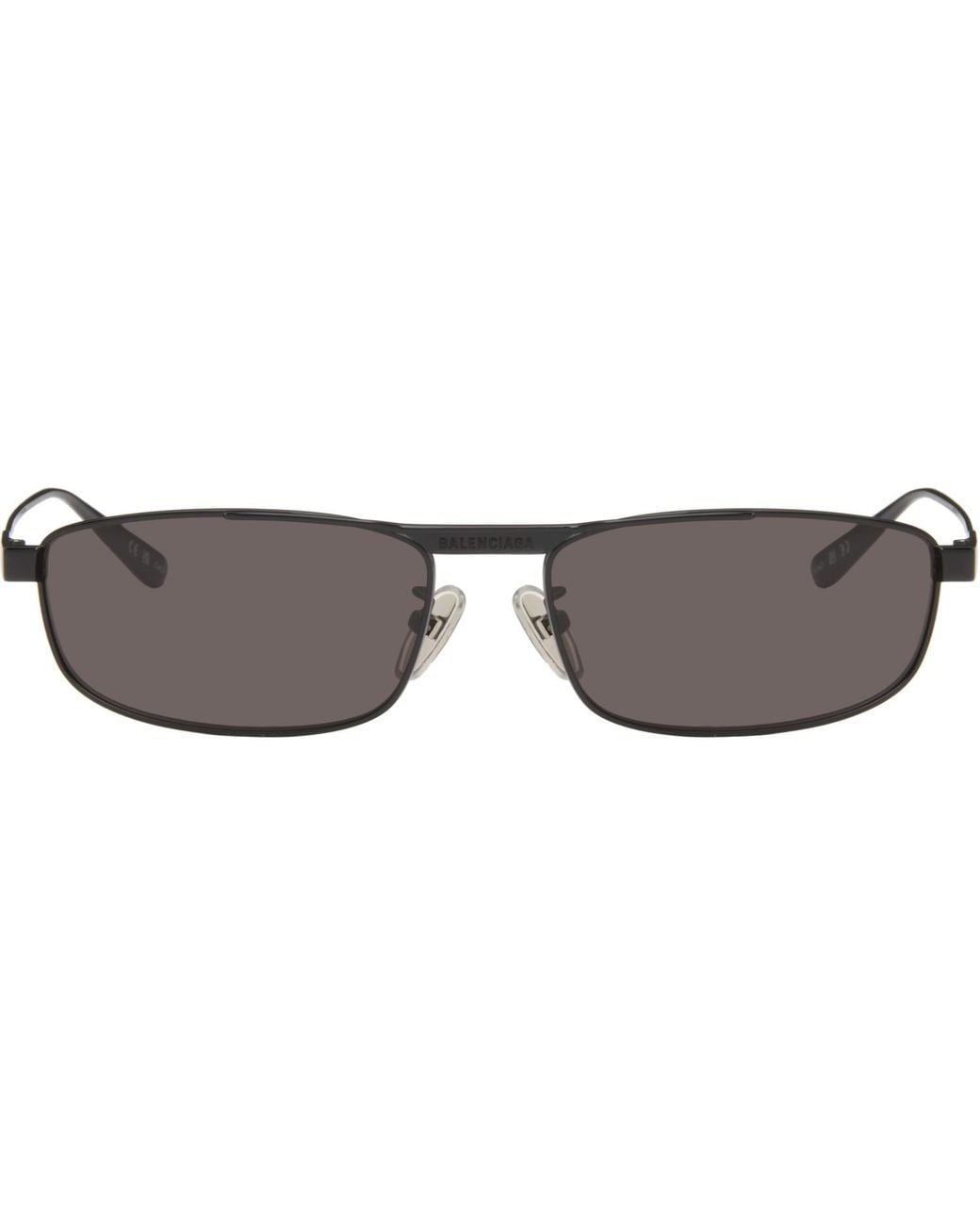 Balenciaga Black Everyday Tag 3.0 Sunglasses for men