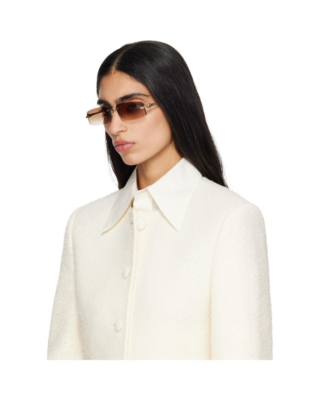 Cartier Natural 'Panthère De Sunglasses