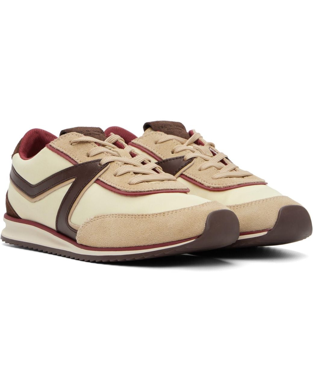 Rag & Bone Natural Retro Trainer Sneakers
