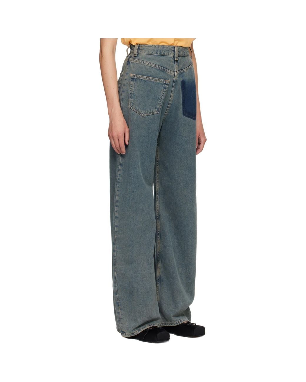 MM6 by Maison Margiela Blue Back-To-Back Jeans