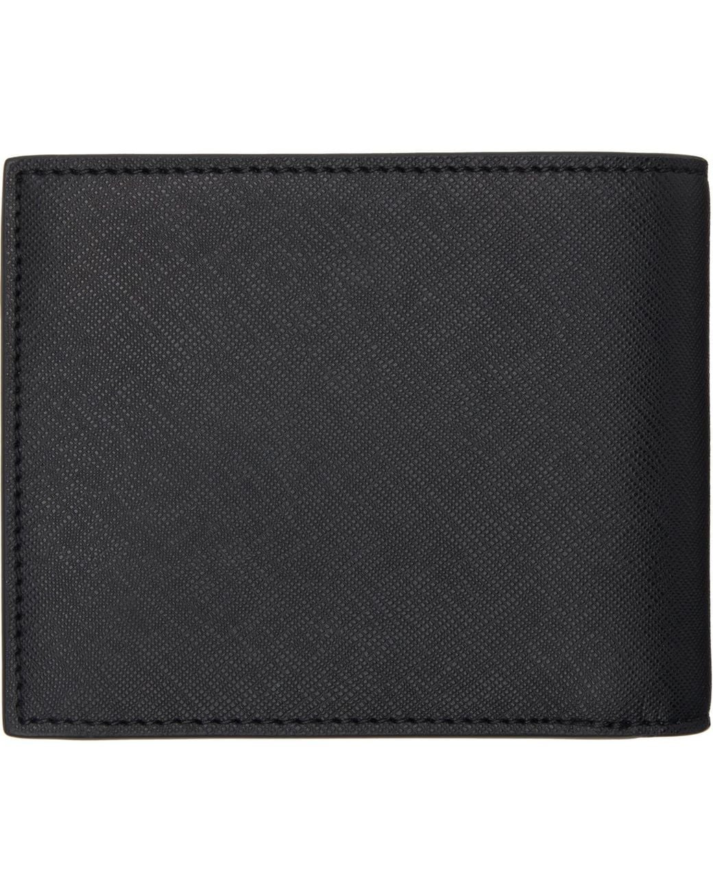 Boss Black Saffiano Trifold Wallet for men