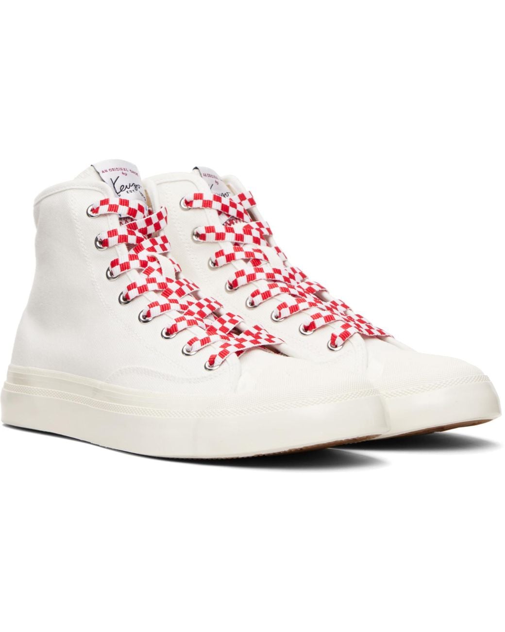 KENZO Black Paris Hoshi' High Top Sneakers for men