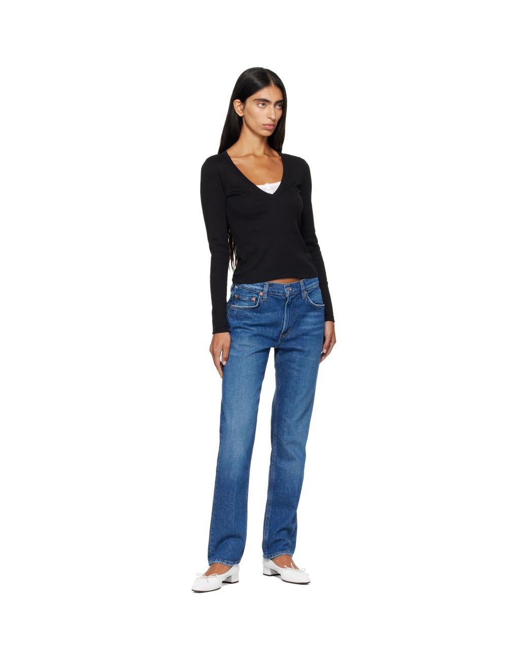 Citizens of Humanity Blue Savannah Cigarette Jeans