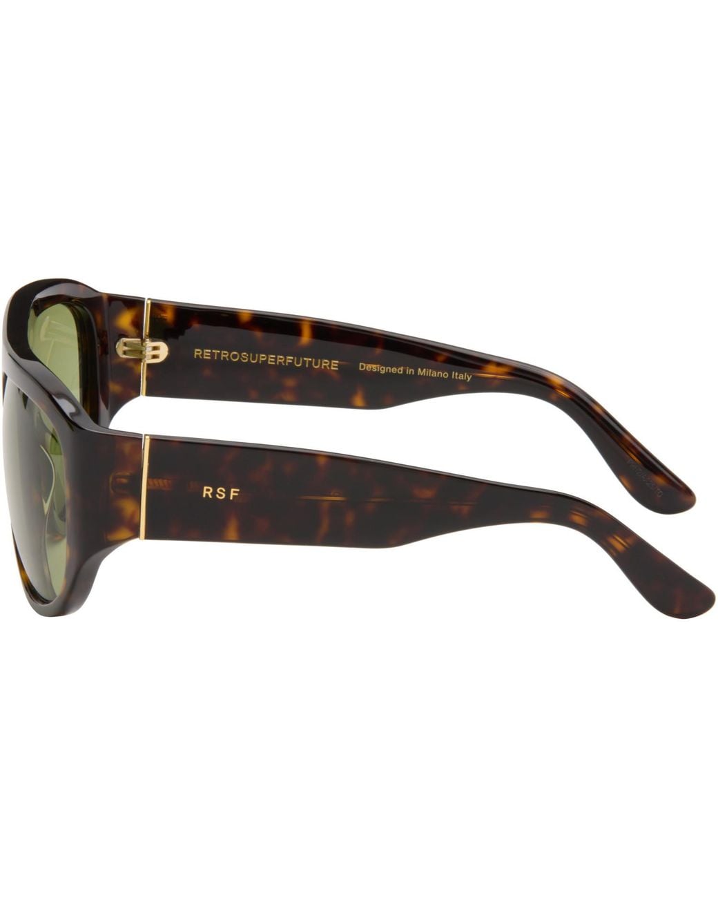 Retrosuperfuture Gray Biscotto Sunglasses for men
