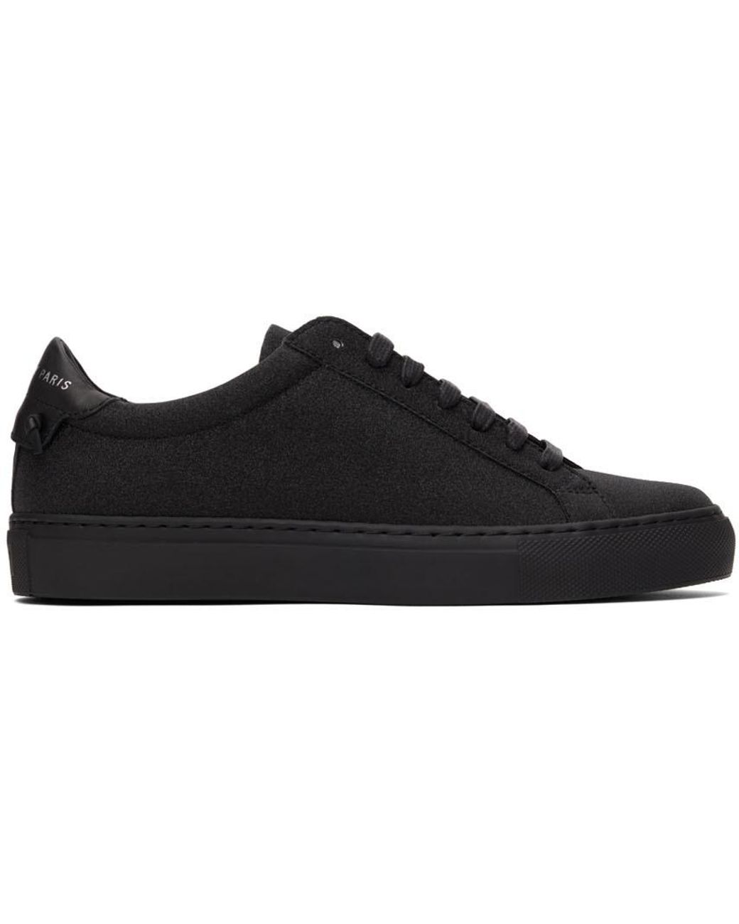 Givenchy Leather Black Glitter 4g Urban Knots Sneakers | Lyst