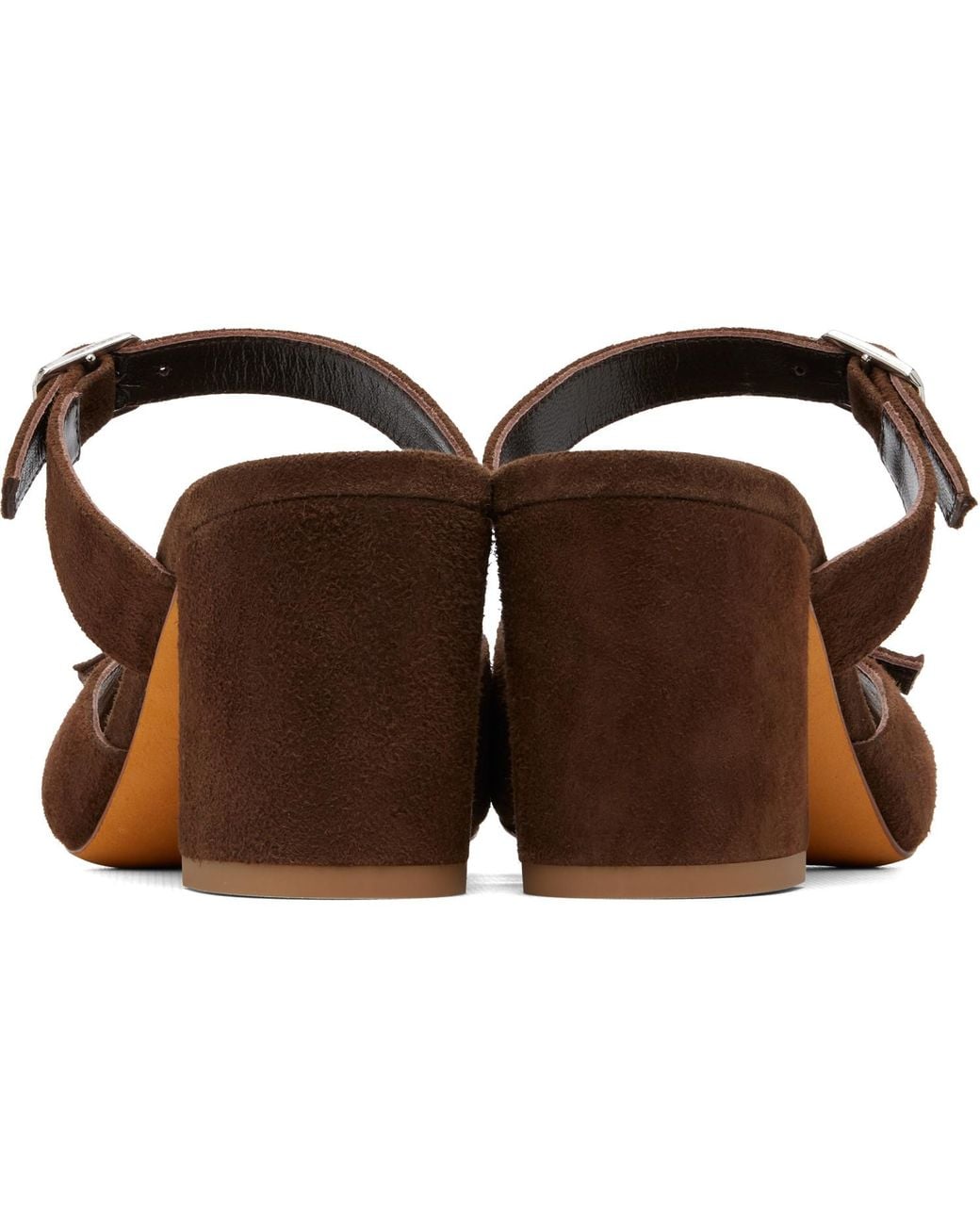 Maryam Nassir Zadeh Brown Una Heeled Sandals