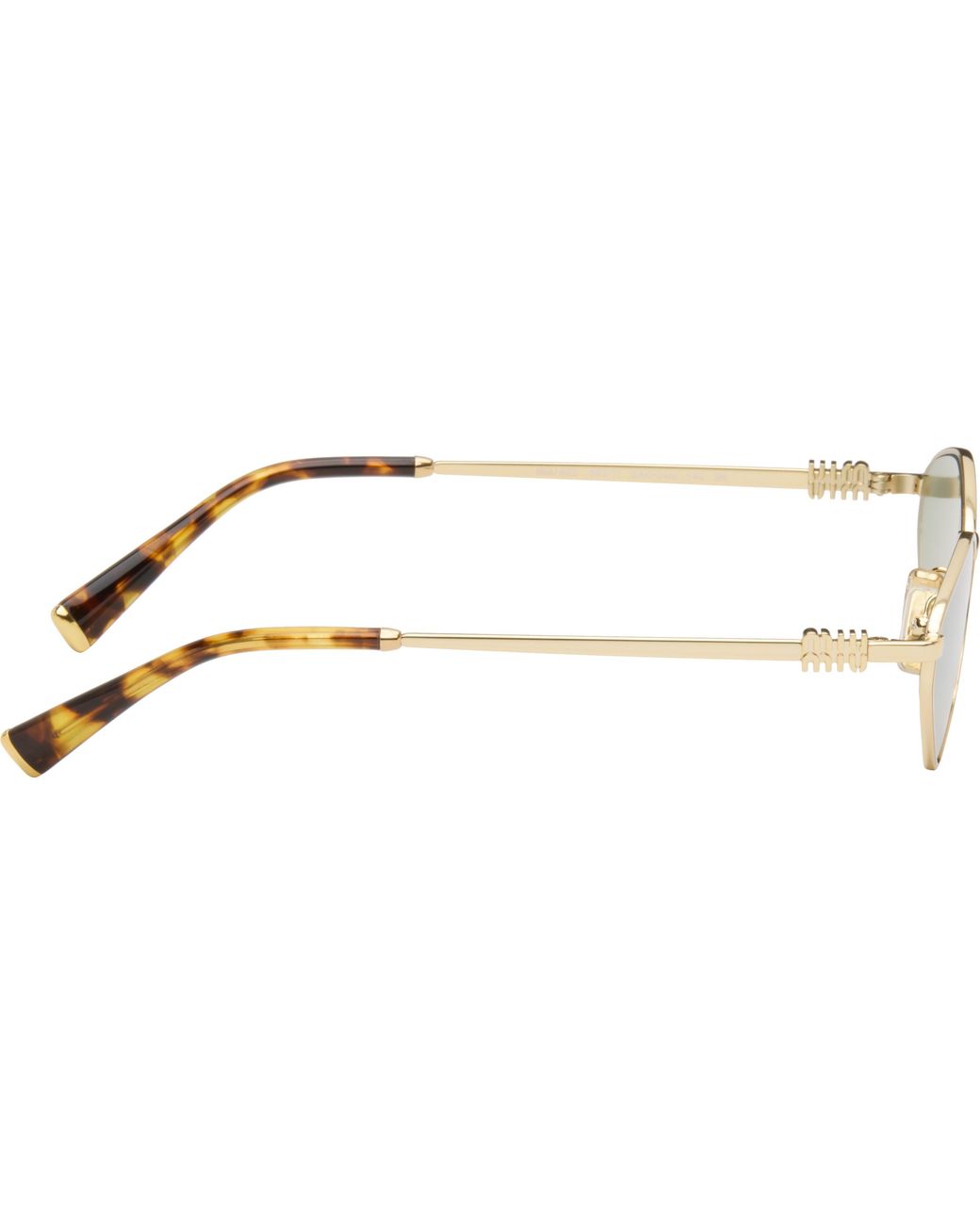 Miu Miu Black 'Miu Miu Logo' Sunglasses