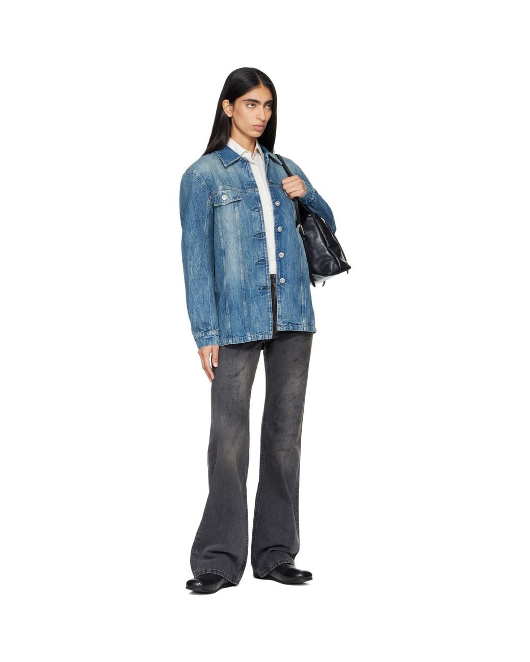 Our Legacy Gray Boot Cut Jeans