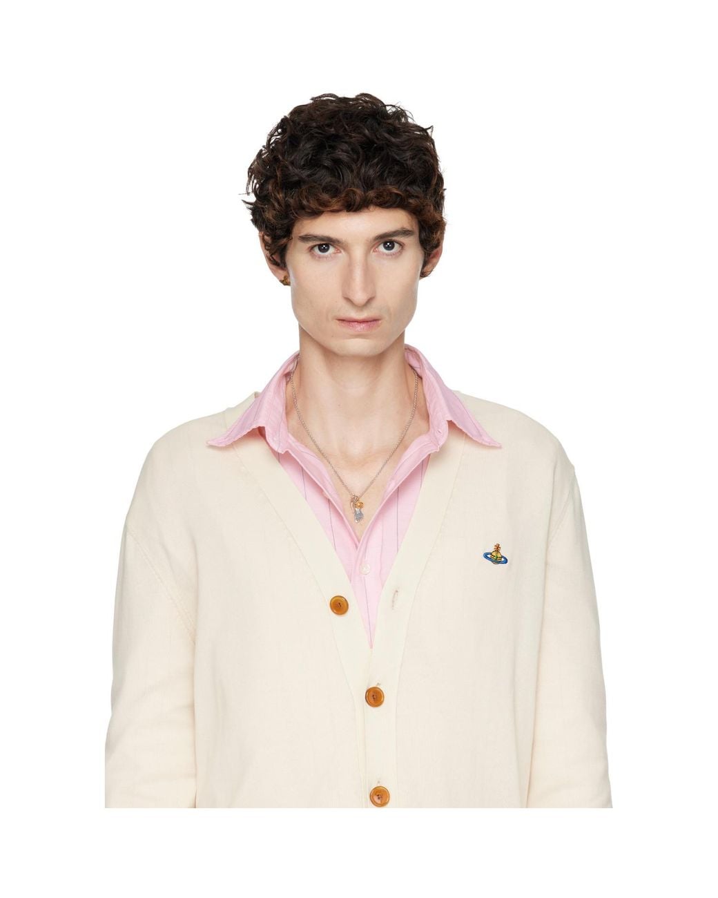 Vivienne Westwood Metallic Briant Pendant Necklace for men