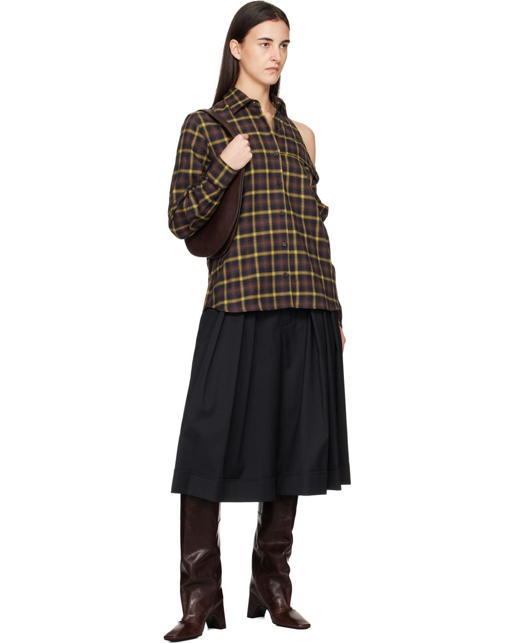 Coperni Brown Bridge Tall Boots