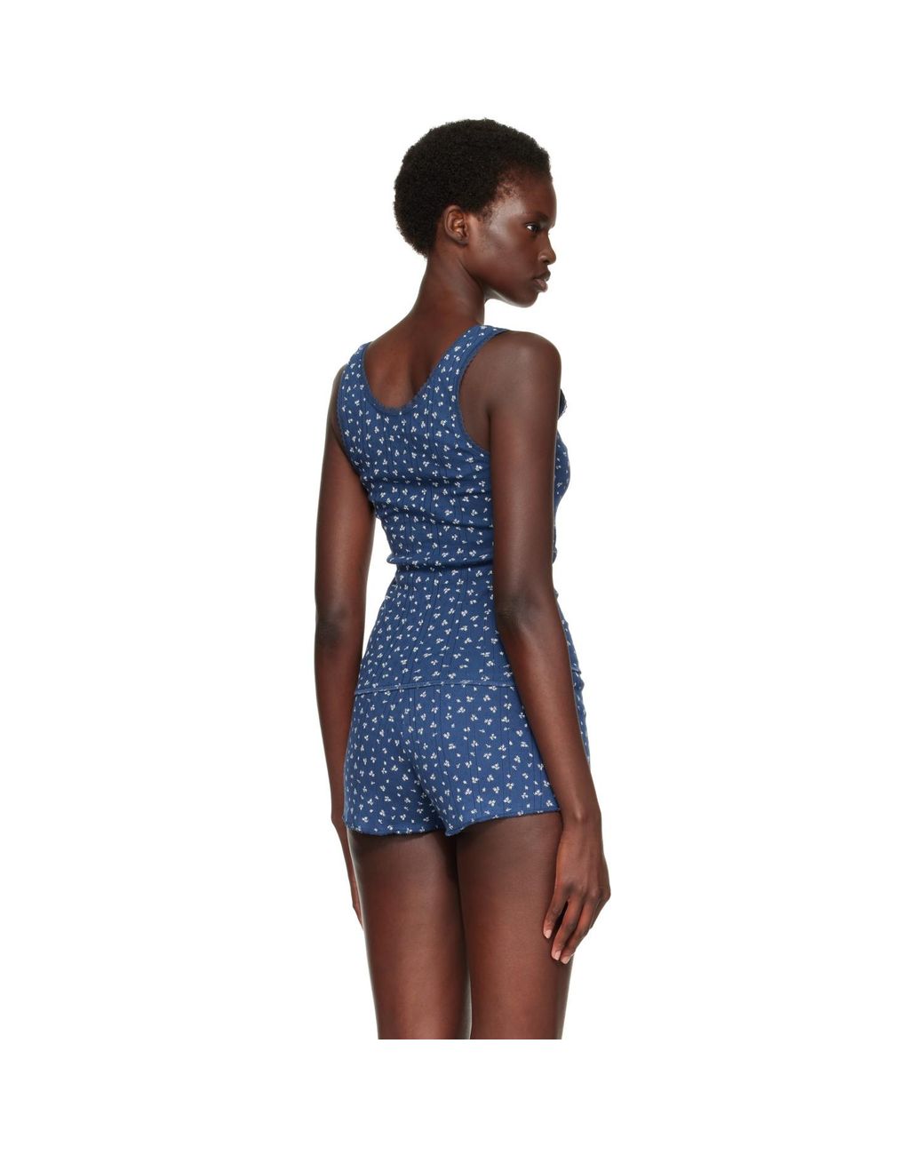 Cou Cou Blue 'The Scoop' Tank Top
