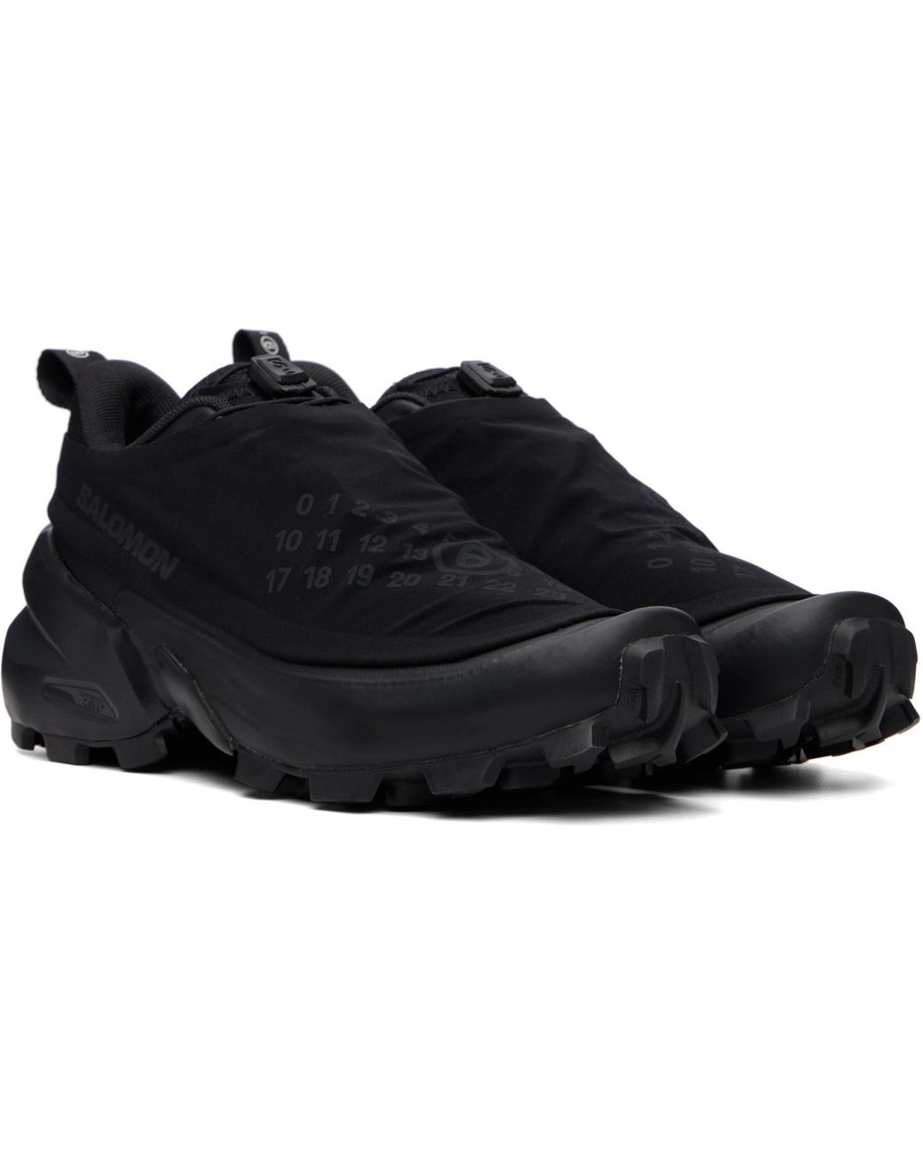 MM6 by Maison Margiela Black Salomon Edition Cross Dust Sneakers