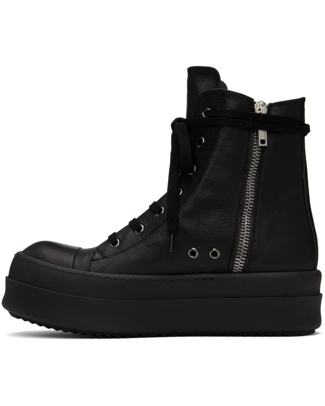 Rick Owens Black Mega Bumper Sneakers for Men | Lyst Canada