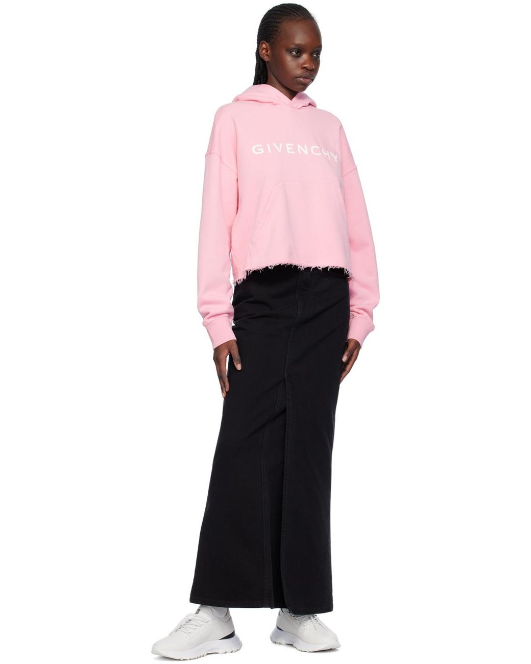 Givenchy cropped sweatshirt hot sale
