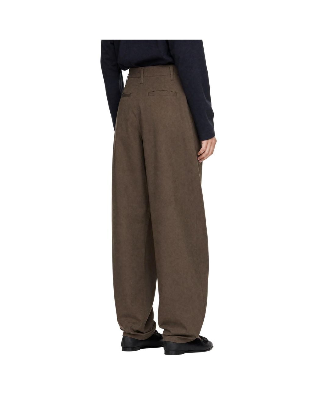 Agolde Brown Taupe Luna Trousers