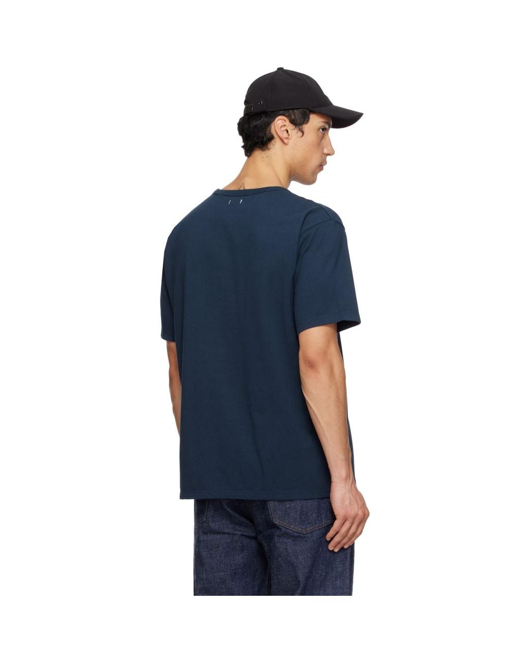 Nanamica Coolmax Jersey Pocket T-Shirt in Blue for Men | Lyst