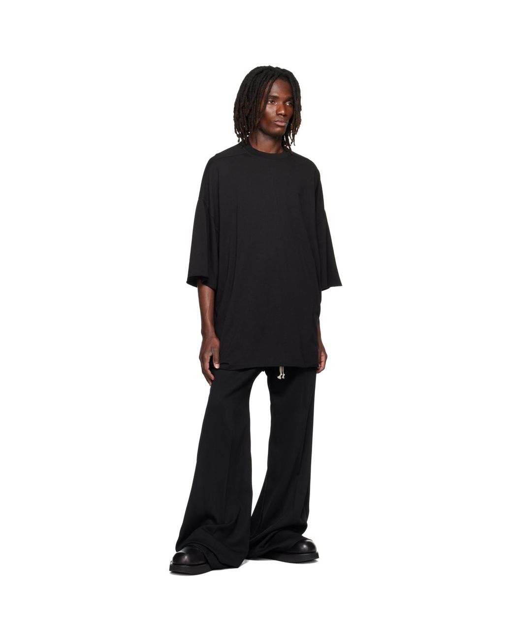 Rick Owens Black Tower Tommy T-Shirt for men