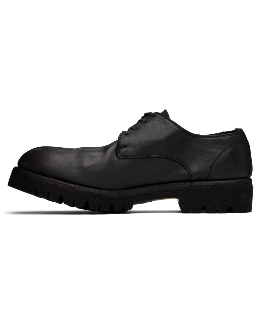 Guidi Black 792V Derbys for men