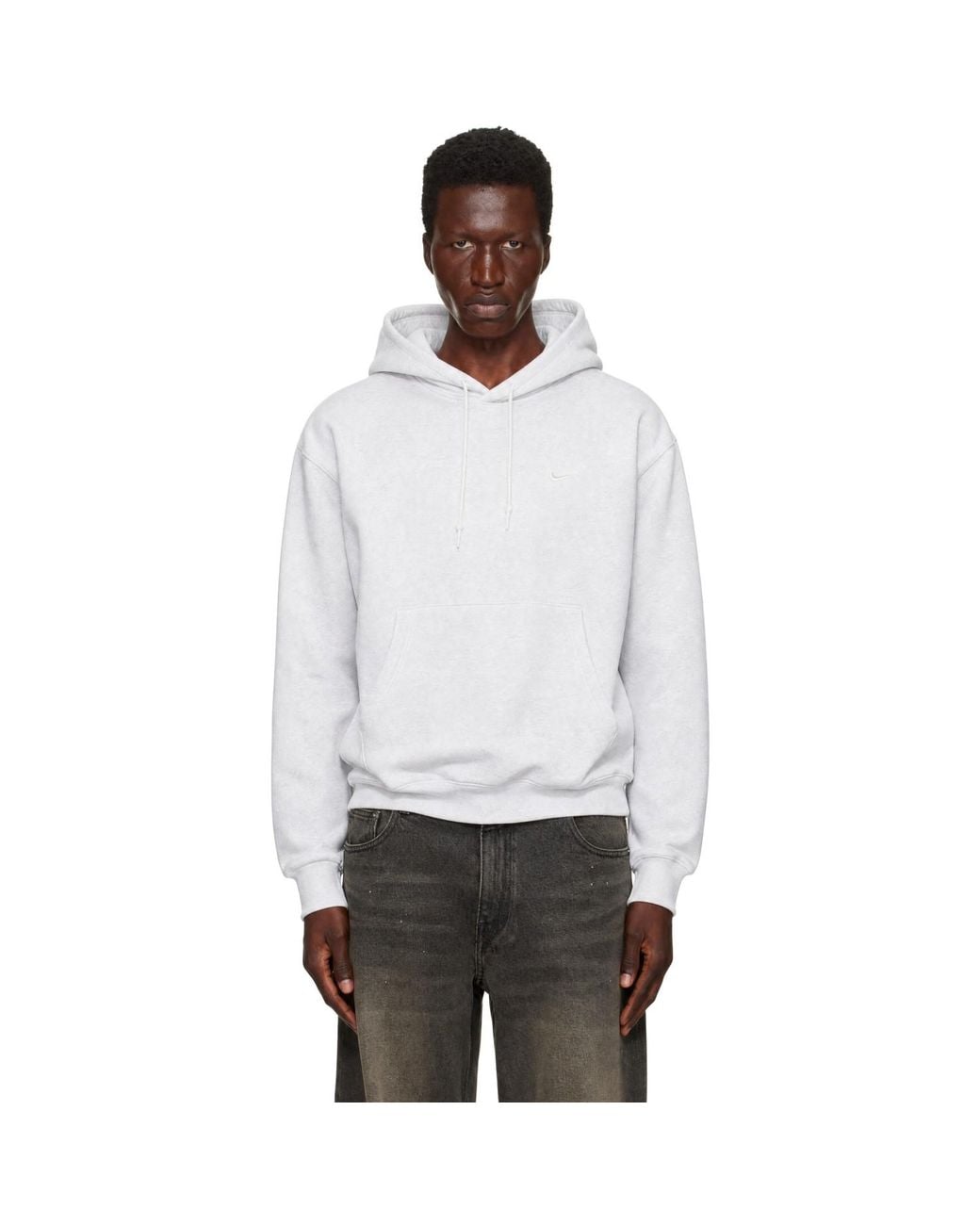 Nike White Energy Fleece Hoodie for men