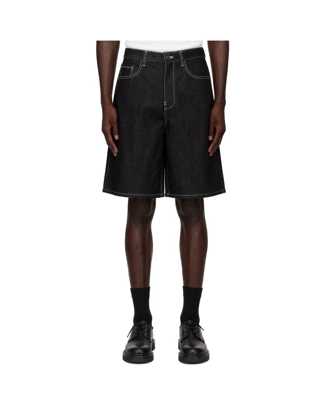 Entire studios Black Field Shorts for men