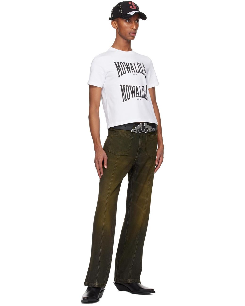 Mowalola Maxine Buckle Belt in Black for Men | Lyst Mowalola Maxine Buckle Belt in Black for Men | Lyst