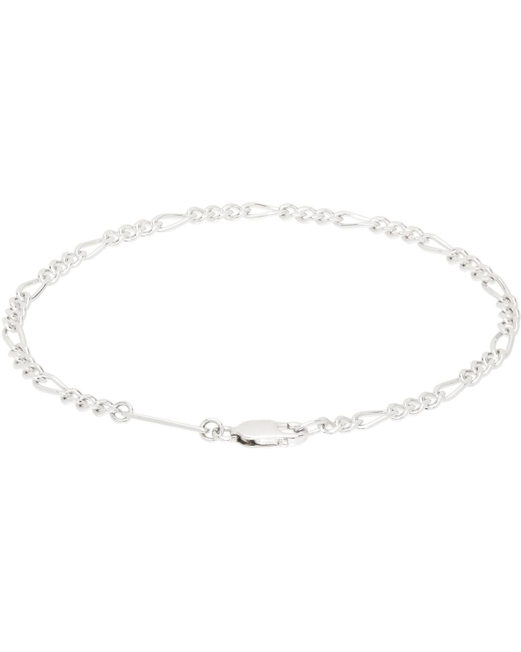 Tom Wood Metallic Bo Slim Bracelet for men