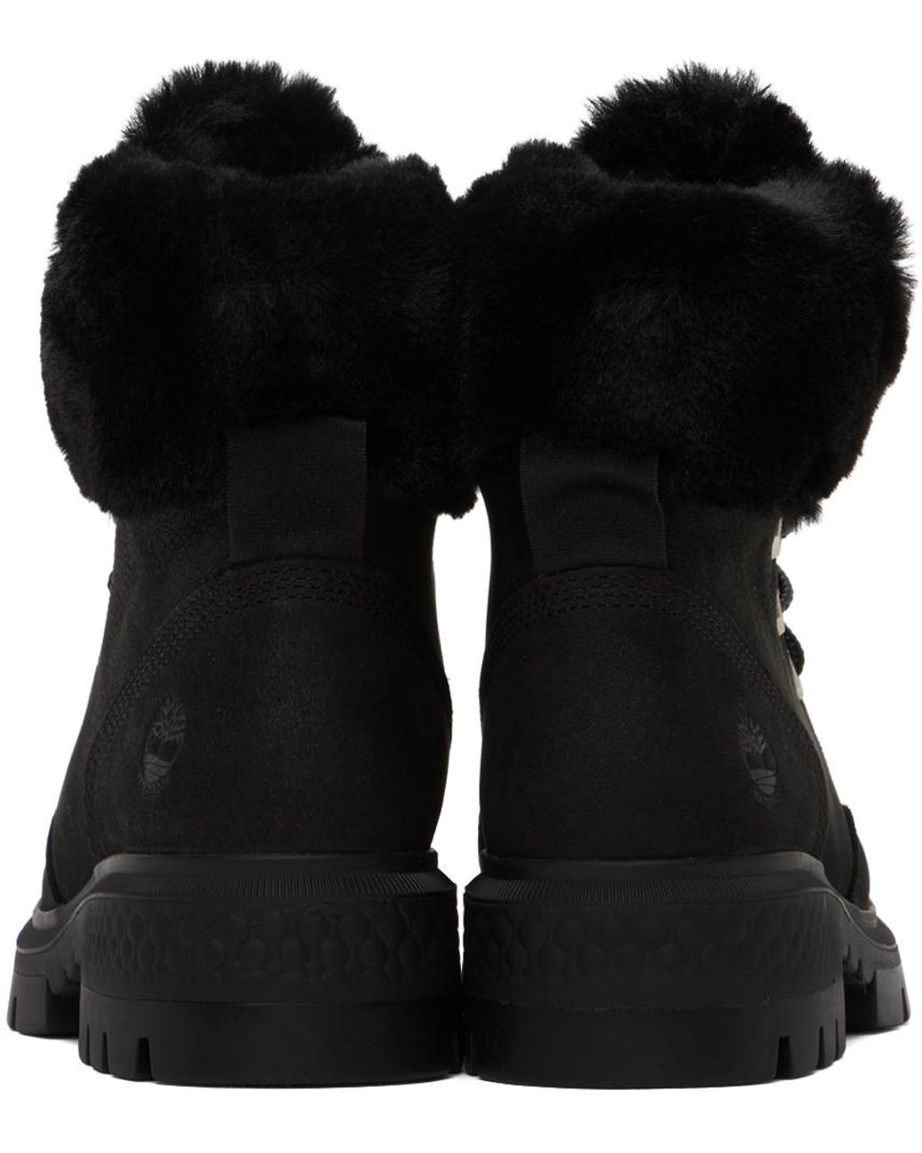 Timberland black hotsell fur boots