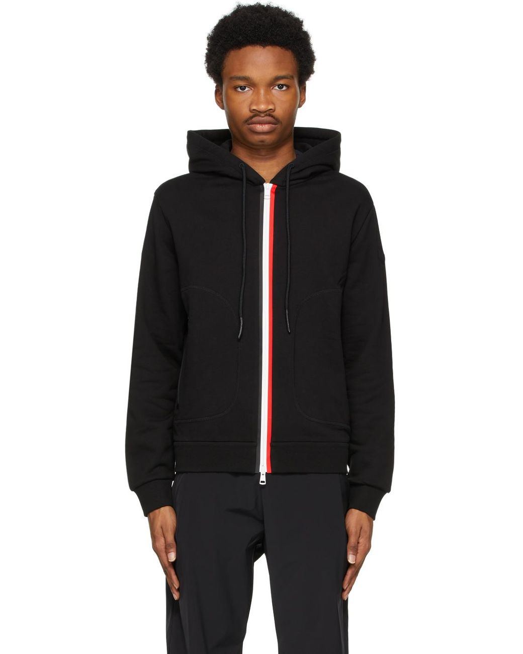 moncler black hoodie