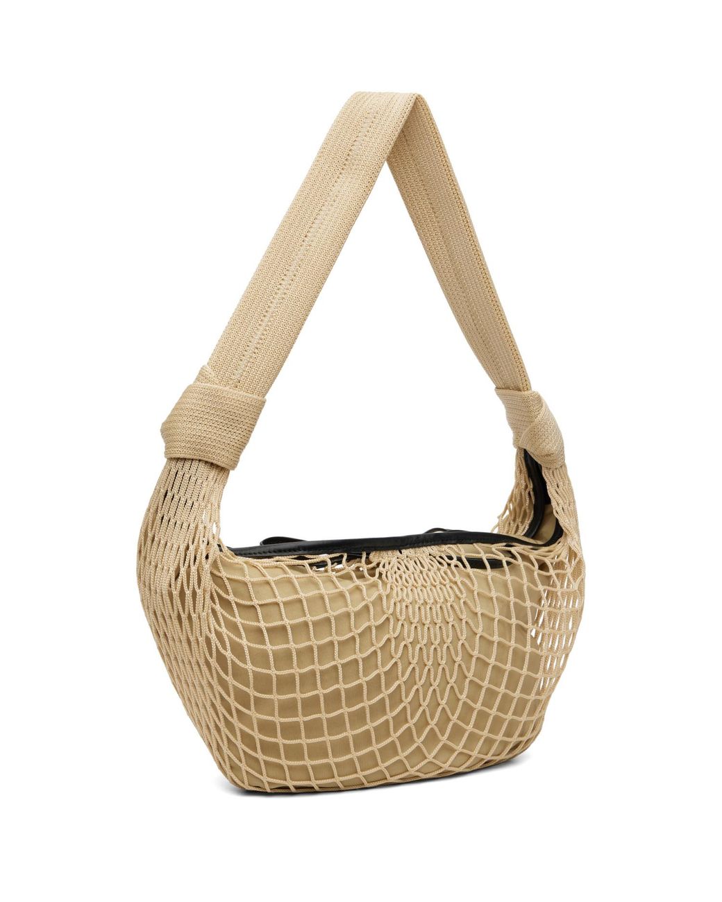 Lemaire Metallic Fortune Croissant Filt Bag