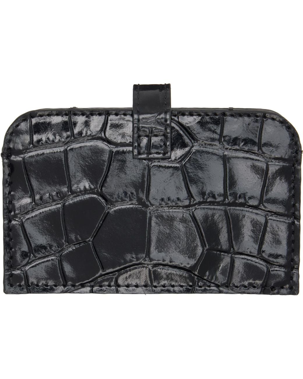 Vivienne Westwood Black Accordion Card Holder for men