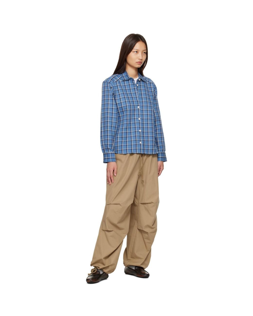 Baserange Blue Bent Shirt
