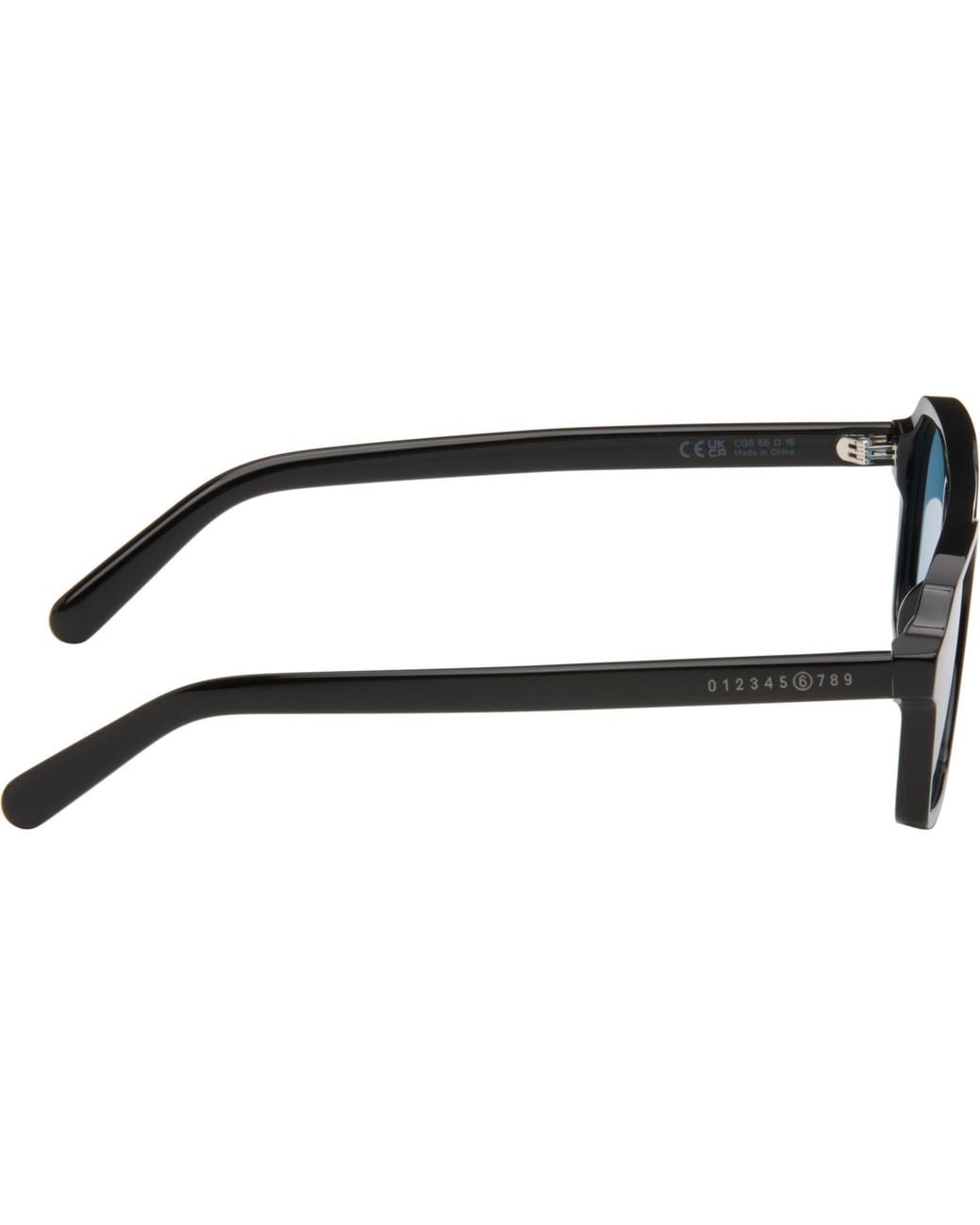 MM6 by Maison Margiela Blue Open Bridge Sunglasses for men