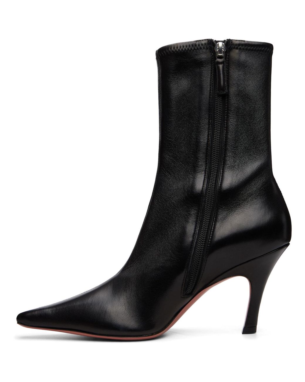 AMINA MUADDI Black Jamie Stretch 80 Boots