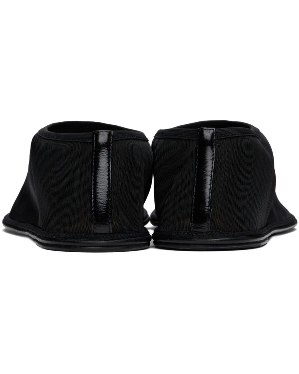 The Row Black Sock Slippers