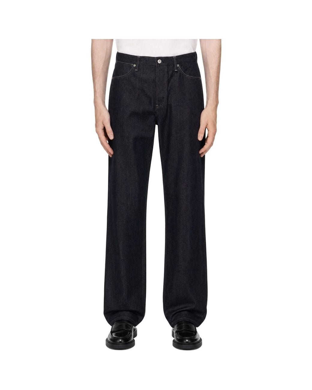 Jil Sander Blue Standard Denim Jeans for men