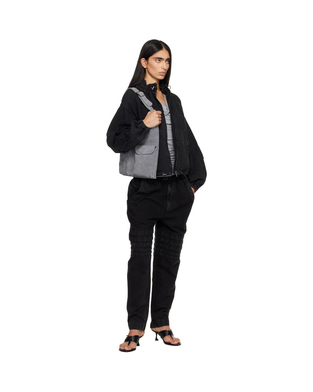 Isabel Marant Black Plume Jacket