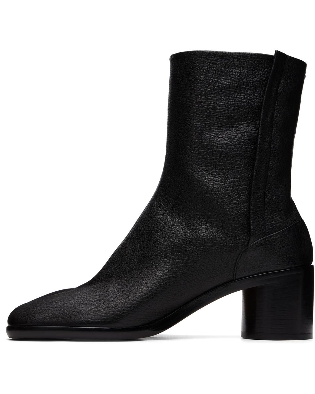 Maison Margiela Black Tabi Ankle Boots for men