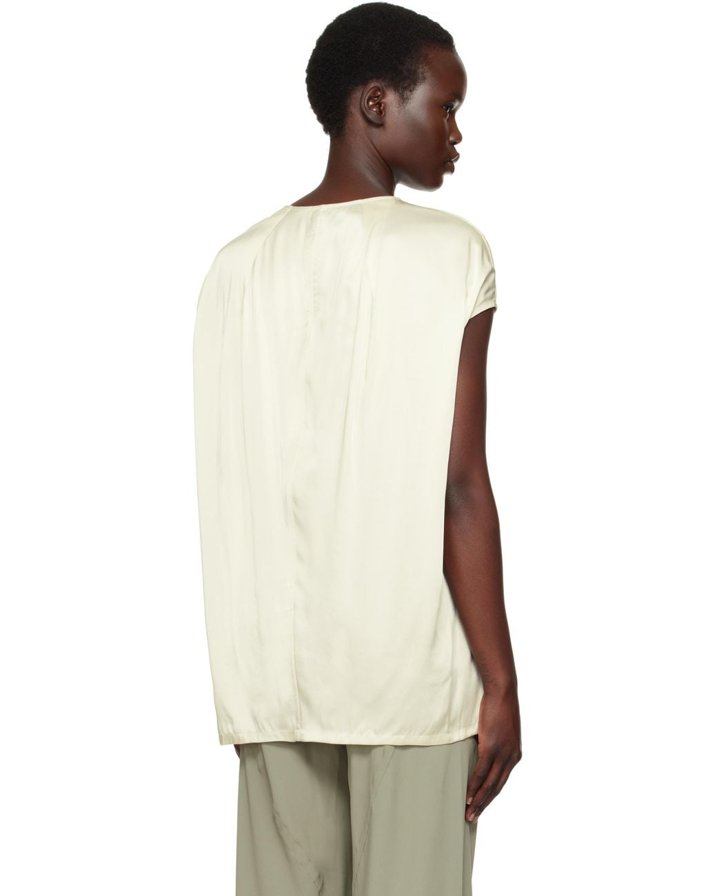 Rick Owens Black Off- Hollywood Floating T-Shirt