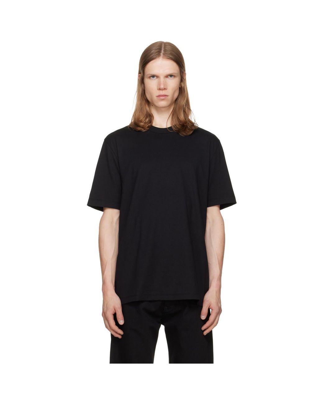 Boss Black Three-Pack Crew-Neck Cotton T-Shirts for men