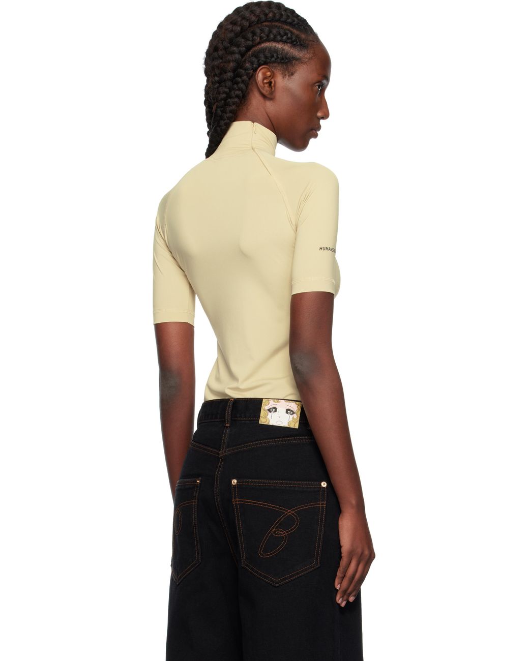 Pushbutton Black 'Security' Pocket Top