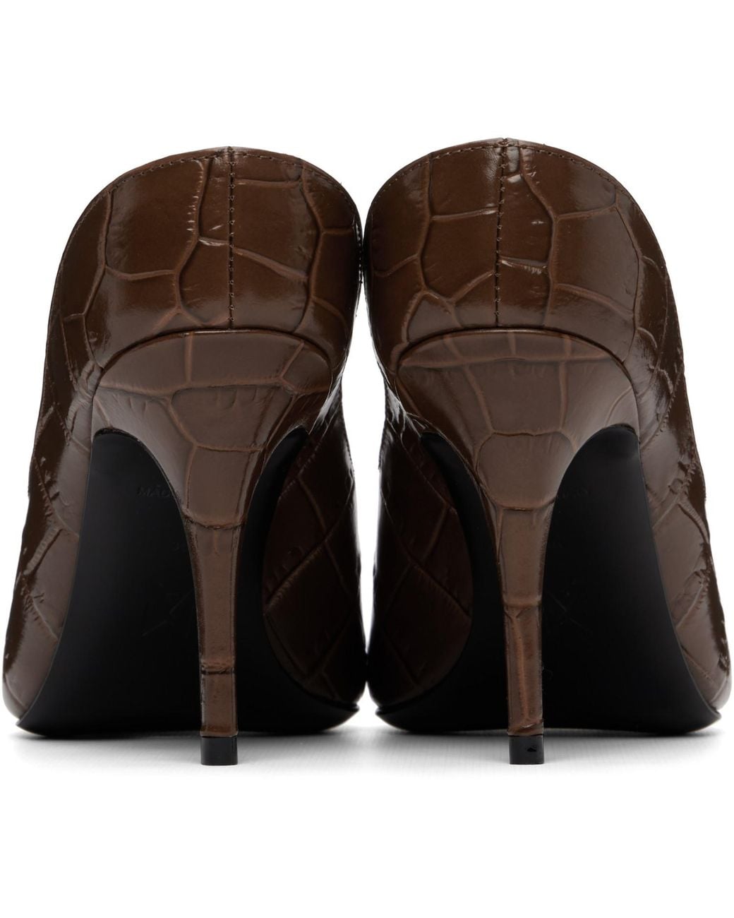 AMINA MUADDI Black Anok Mule 90 Heels