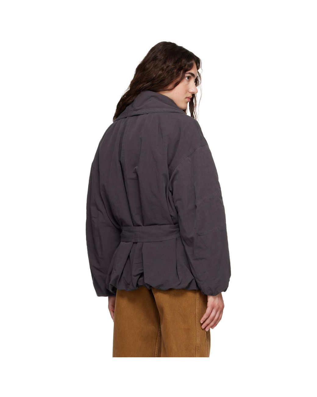 Isabel Marant Blue Volinda Cotton Trench Jacket